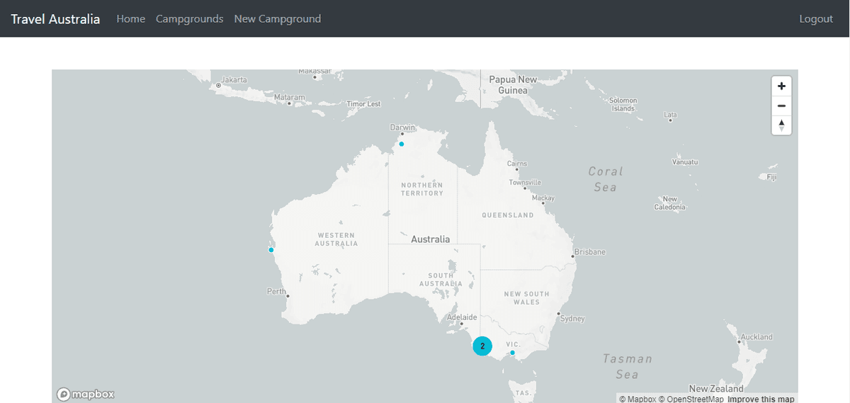 Aus Camps: Yelp for Campsites